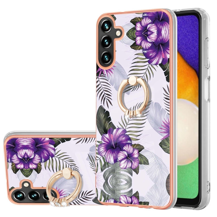 Shockproof Pattern Phone Case with Ring Holder for Samsung A34/A54