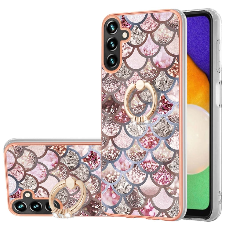 Shockproof Pattern Phone Case with Ring Holder for Samsung A34/A54