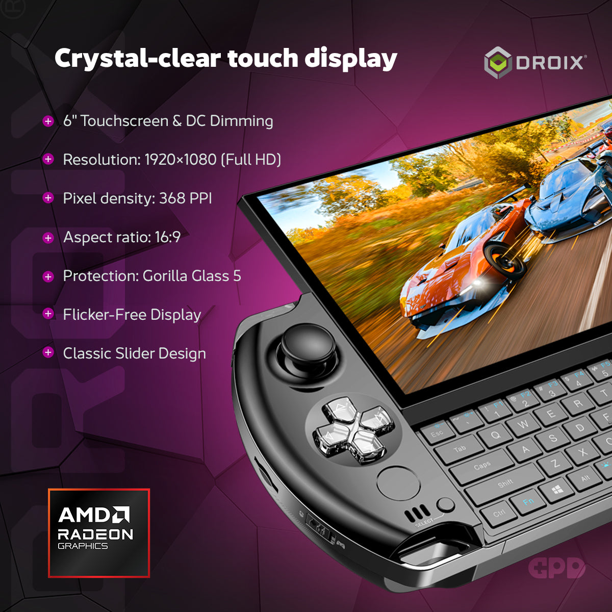 GPD WIN 4 2025 Handheld Gaming Laptop (AI 9 HX 370 - 32GB+2TB)