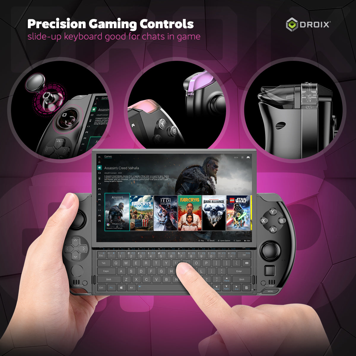 GPD WIN 4 2025 Handheld Gaming Laptop (AI 9 HX 370 - 32GB+2TB)