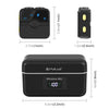 PULUZ Magnetic Lavalier Wireless Microphone with Charging Case Box, Type-C RX Receiver and 2 TX Microphones, Type-C 2 TX + 1 RX, with Charging Case Box
