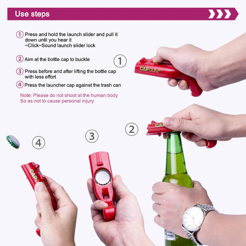 Cap Shooter Bottle Opener