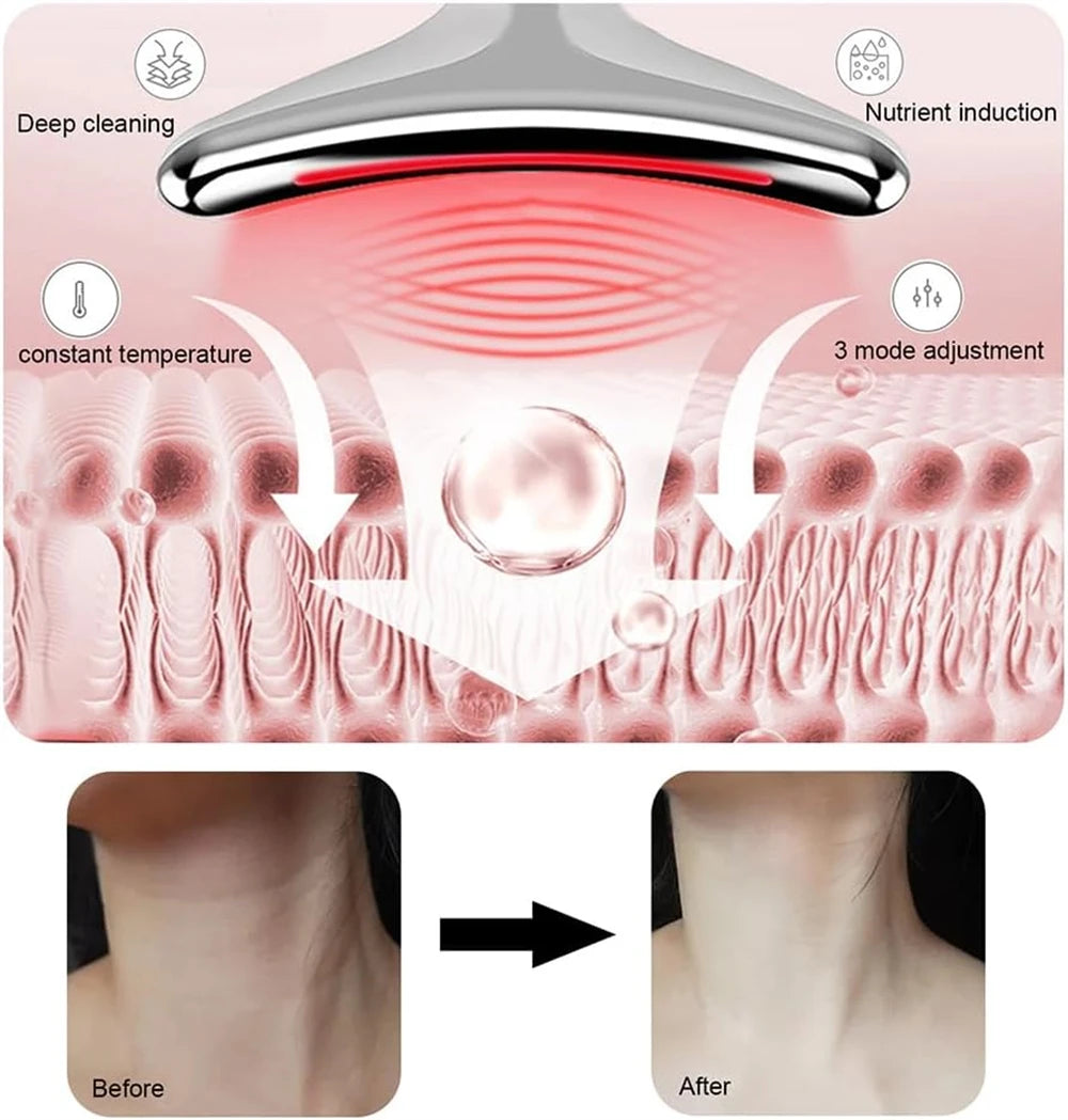 LED 7-in-1 Face & Neck Massager