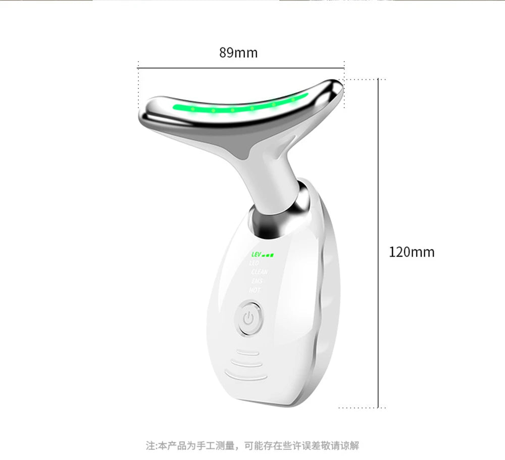 LED 7-in-1 Face & Neck Massager