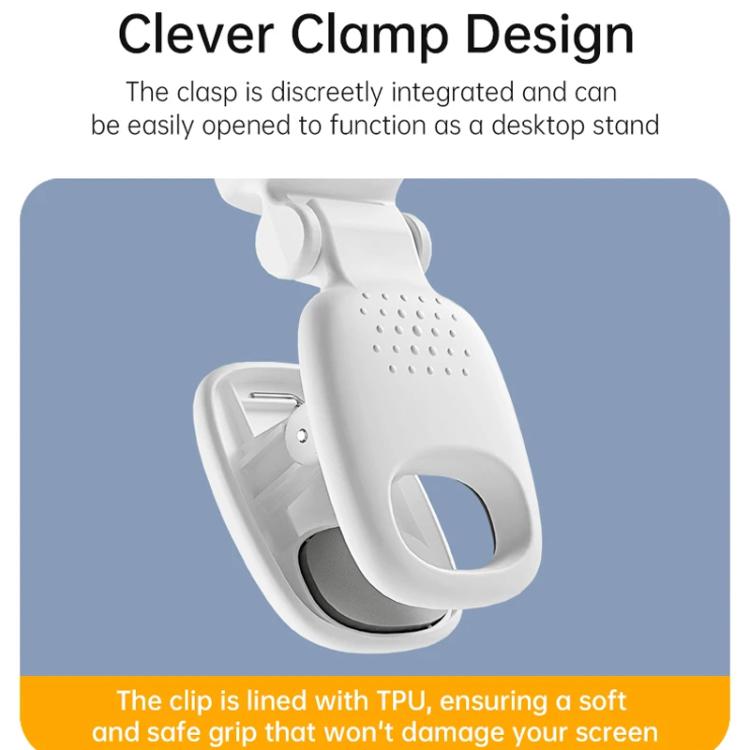 Clip-On Selfie Ring Light with Mirror